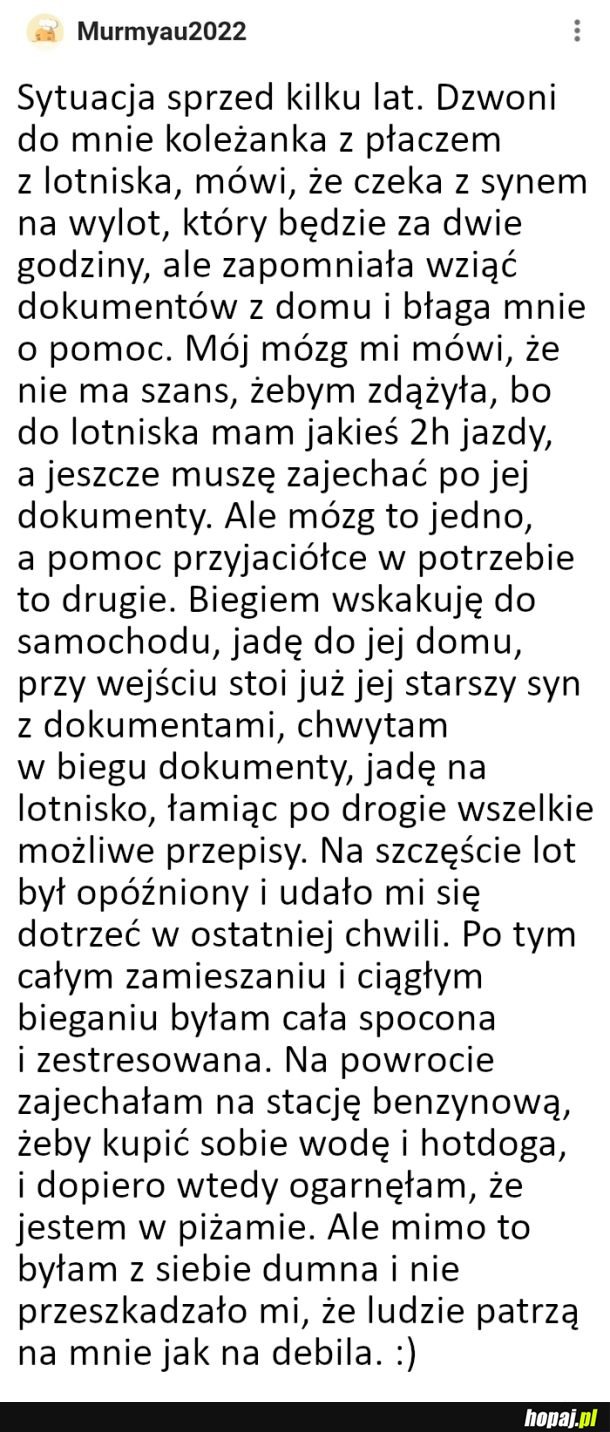 Pomoc przyjaciółce