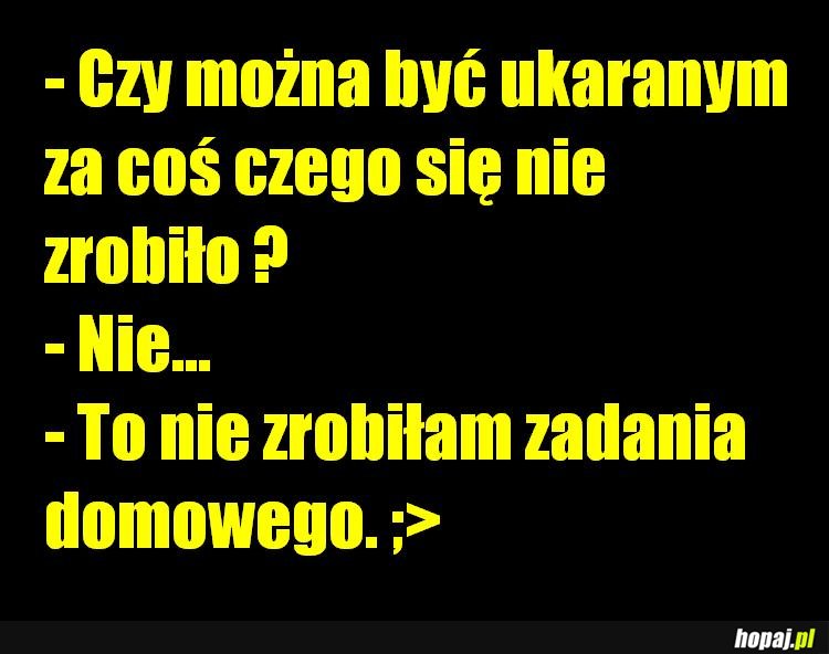 Można być ukaranym za coś czego się nie zrobiło?