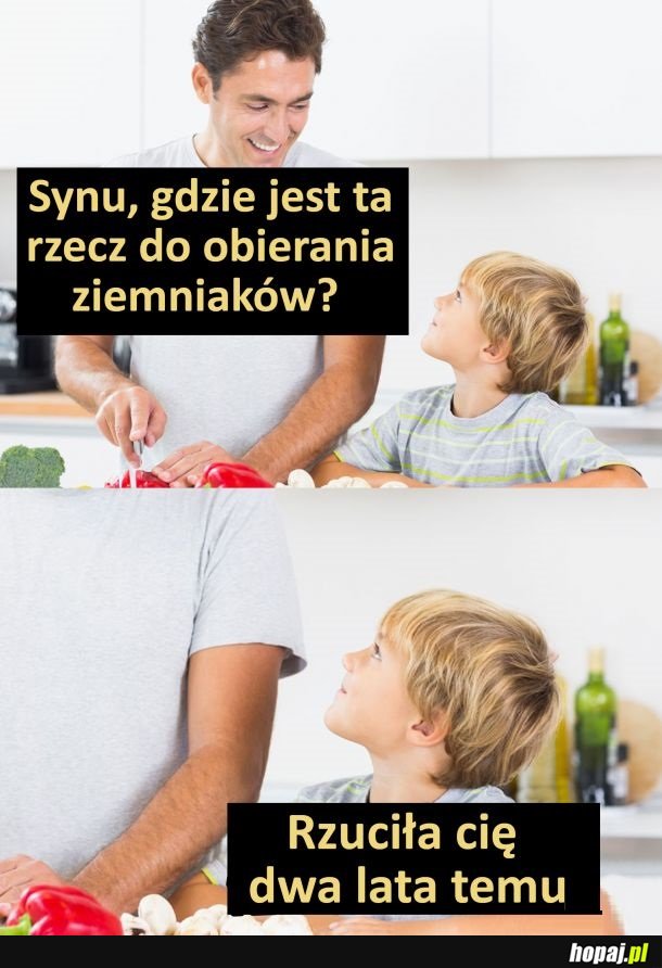 Synek, where ta rzecz do obierania