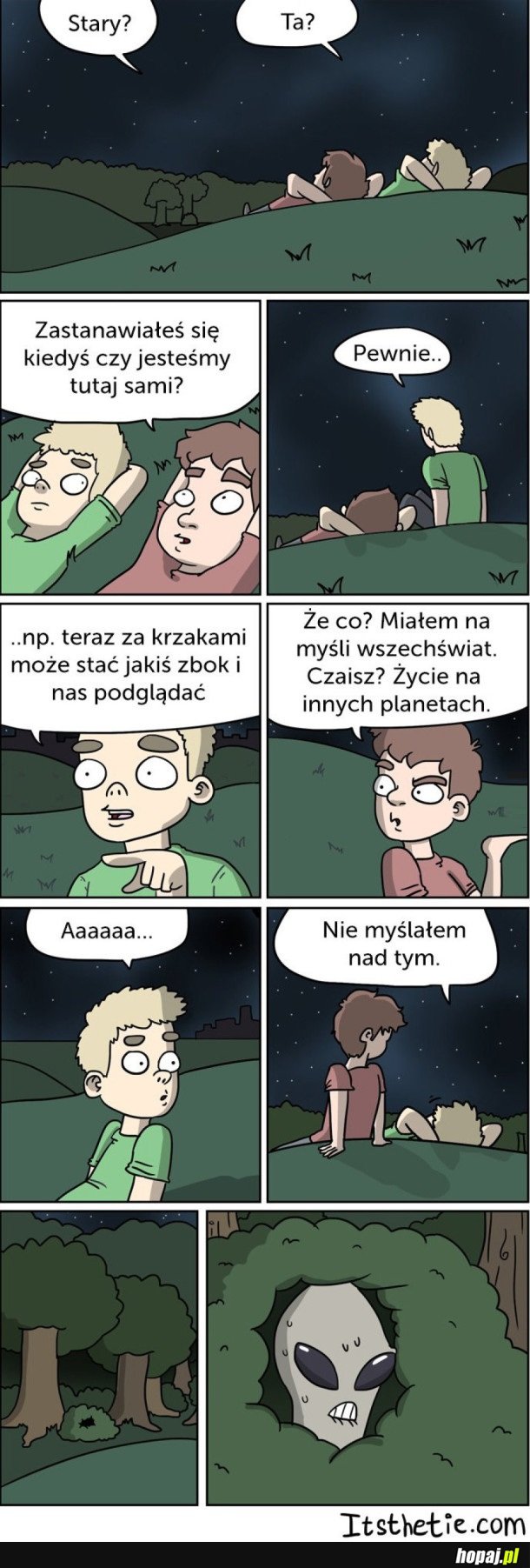 CZY JESTEŚMY SAMI?