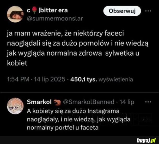 Naoglądali się i nie wiedzą jak wygląda normalne życie