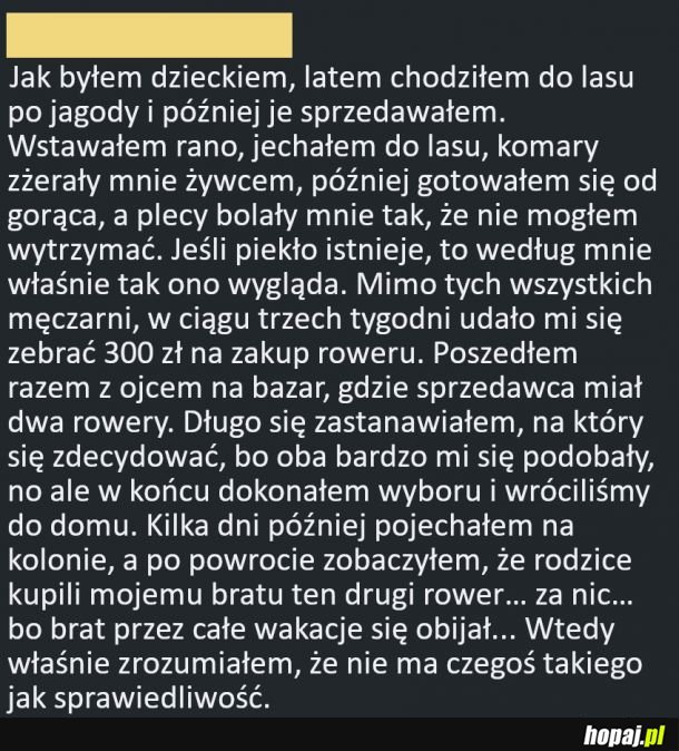 Sprawiedliwość czy tam jej brak