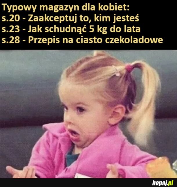 Typowy magazyn dla kobiet