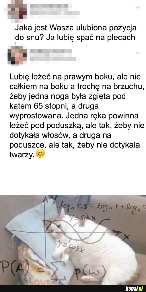 Odpowiednia pozycja 