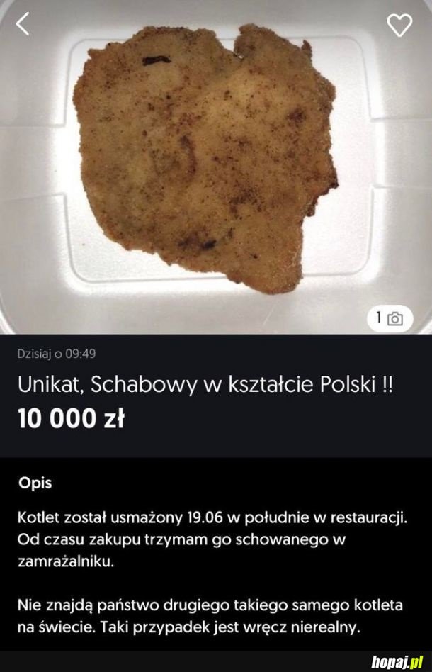 Jedyny, prawdziwy, POLSKI kotlet