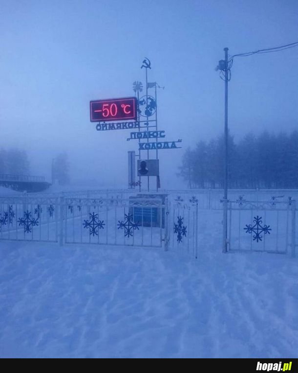 Raczej rześko (szkoły zamkną, jak temperatura spadnie poniżej -52 stopni)