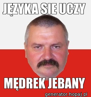 JĘZYKA SIE UCZY