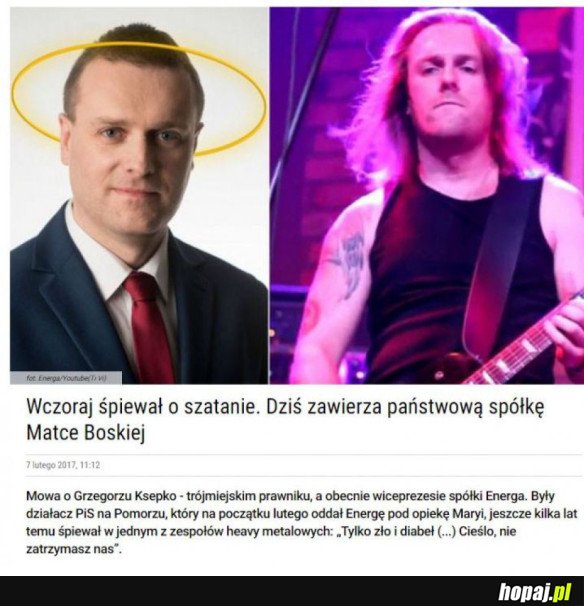 ŚPIEWAŁ O SZATANIE 