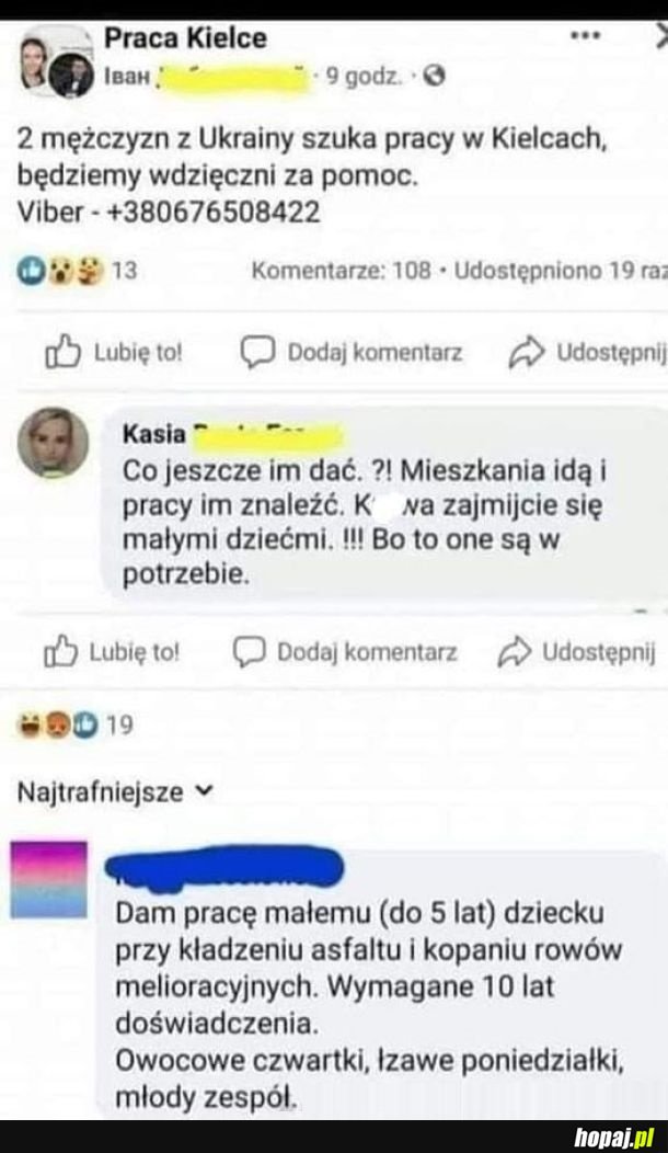 Dwie osoby szukają pracy, ale na swojej drodze spotykają madkę