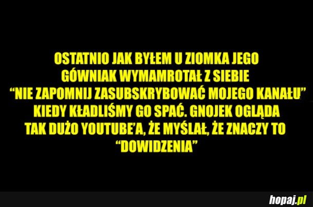 POLSKI YOUTUBE POWINIEN ZOSTAĆ ZNISZCZONY