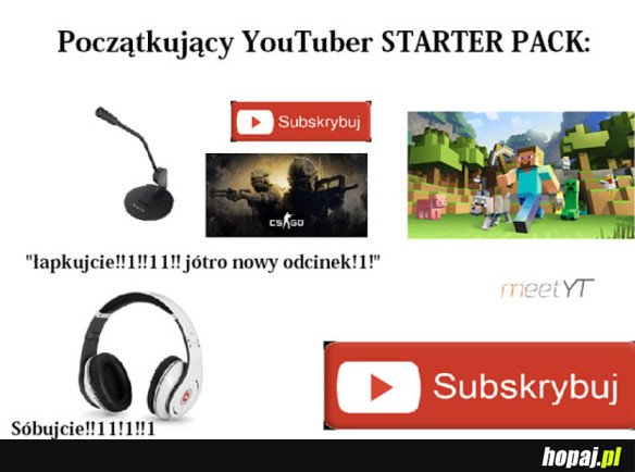 YOUTUBER STARTER PACK