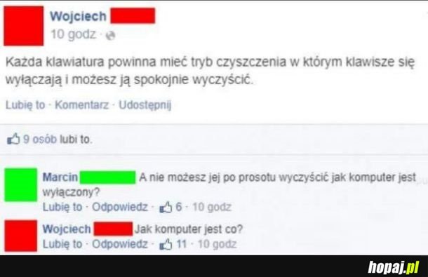 Klawiatura z trybem czyszczenia