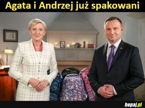 Agata i Andrzej już spakowani