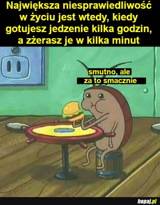 Smutno, ale za to smacznie
