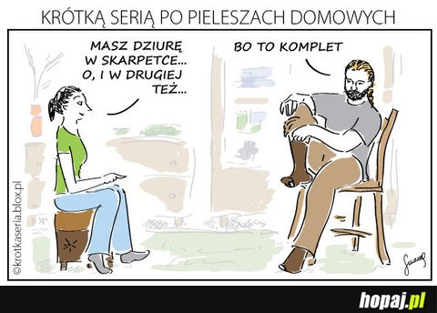 Krótką serią po pieleszach domowych