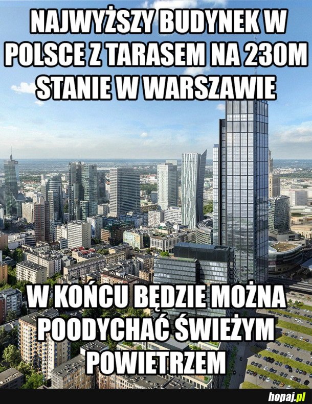 NAJWYŻSZY BUDYNEK W POLSCE