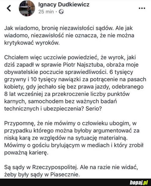Polska kraj równych i równiejszych