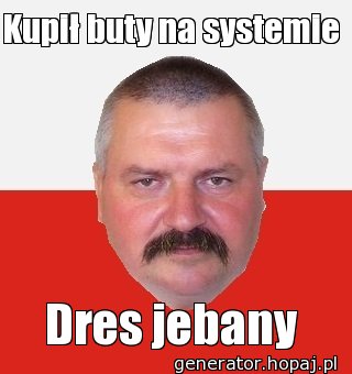 Kupił buty na systemie