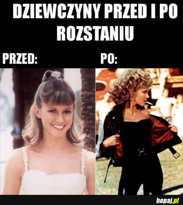 JAK ZMIENIAJĄ SIĘ DZIEWCZYNY PO ROZSTANIU
