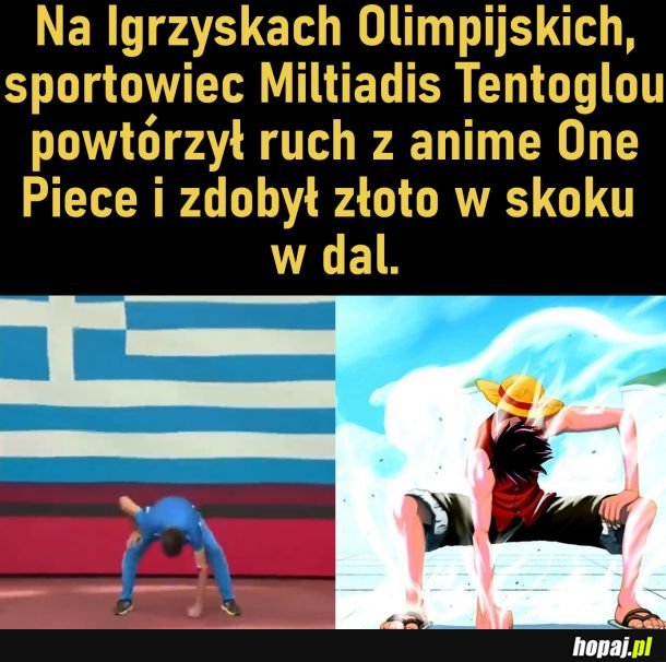 Ruch z One Piece na Igrzyskach Olimpijskich