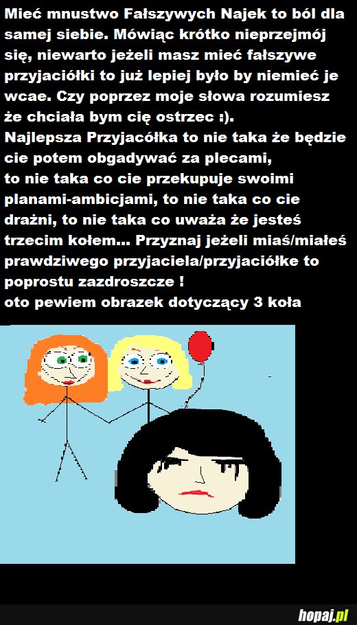 Taka właśnie przyjaźń