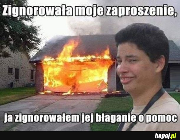 ZIGNOROWAŁA MOJE ZAPROSZENIE