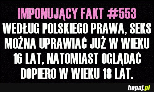 Imponujący fakt