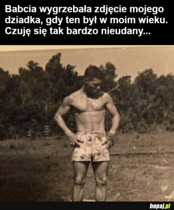 Wyćwiczony dziadek
