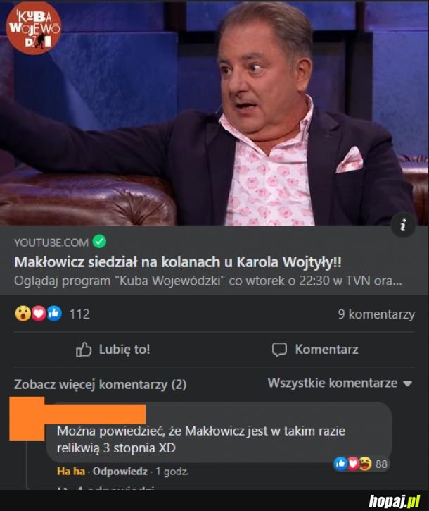 Makłowicz to relikwia