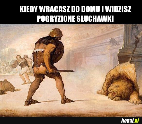 Pogryzione słuchawki