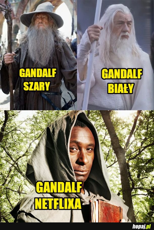 Rodzaje Gandalfów