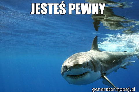 JESTEŚ PEWNY