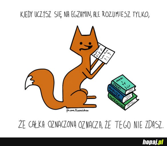 CAŁKA OZNACZONA TO CAŁKA, KTÓRA OZNACZA, ŻE NIE ZDASZ
