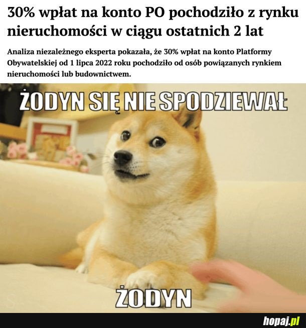 Żodyn się nie spodziewał