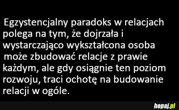 Egzystencjalny paradoks