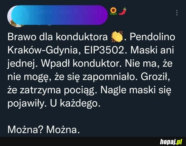 W pociągu..