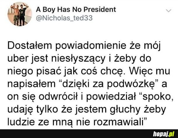 Niesłyszący kierowca