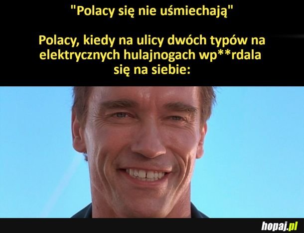 Szczery uśmiech