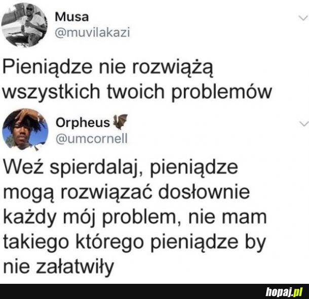 Pieniądze szczęścia nie dają