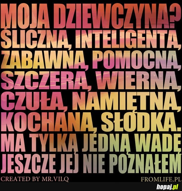 Moja dziewczyna...