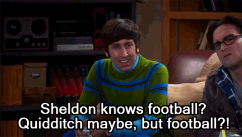 sheldon zna football?