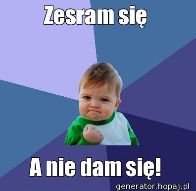 Zesram się