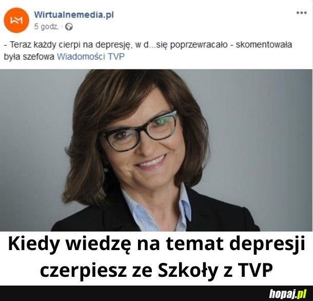 Depresję można leczyć. Głupoty się nie da.