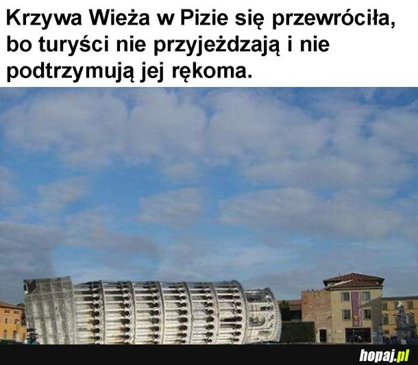 Biedna wieża :(