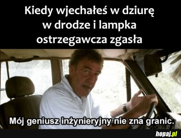 Dziura w drodze