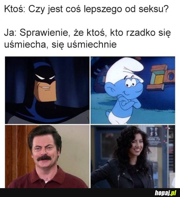 Czy często się pan uśmiecha?