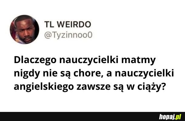 W mojej szkole tek było