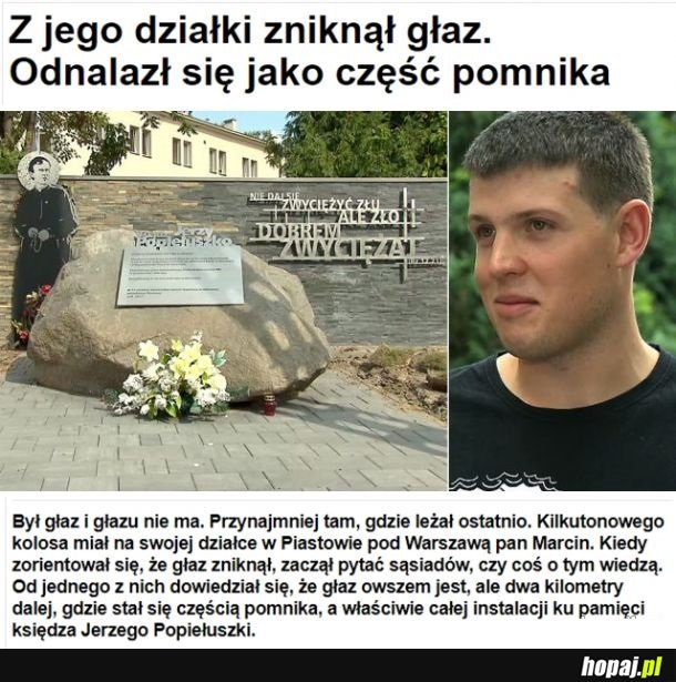 Jak można ukraść komuś głaz