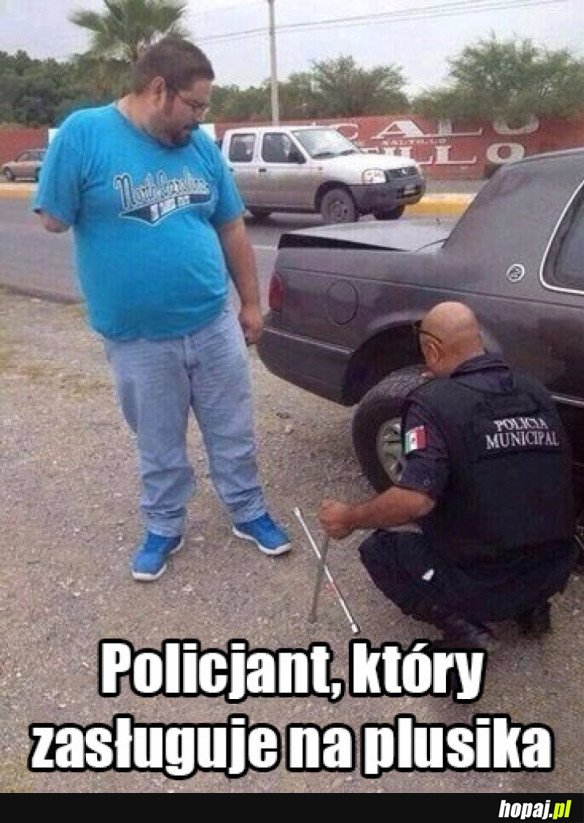 Szacunek dla policjanta!