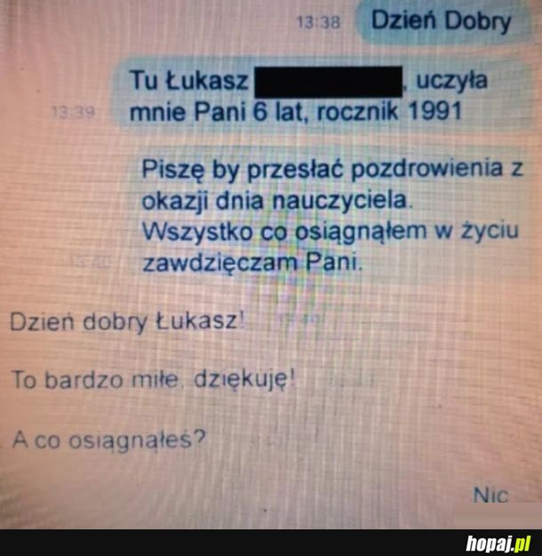 To bardzo miłe